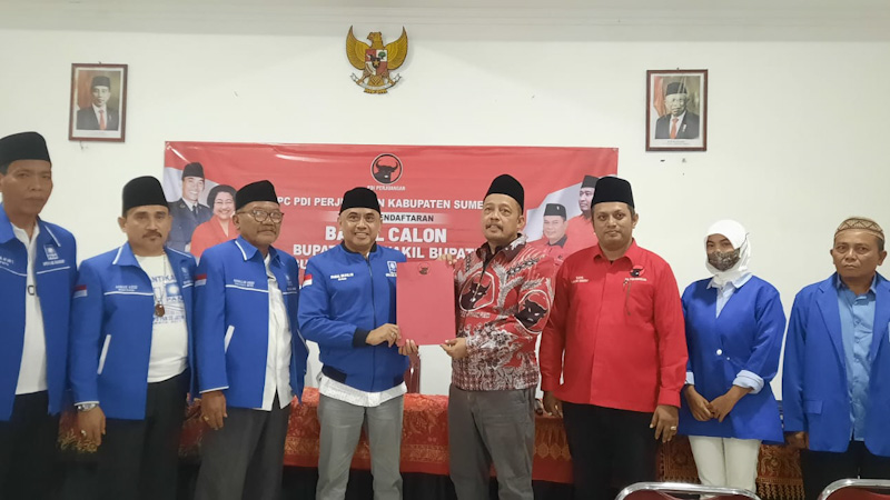 Susul Dua Politisi PKB, Ketua DPD PAN Sumenep Daftar Bacawabup di PDI Perjuangan
