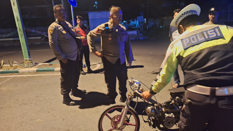 Terjaring Razia, Puluhan Motor Balapan Liar&nbsp;Diamankan