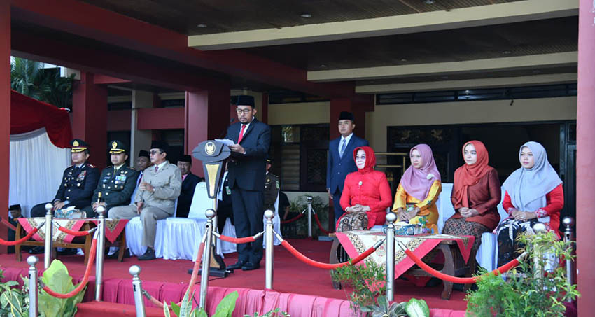 Bupati Fauzi Ajak Masyarakat Amalkan Nilai-nilai Pancasila Menyongsong Indonesia Emas&nbsp;2045