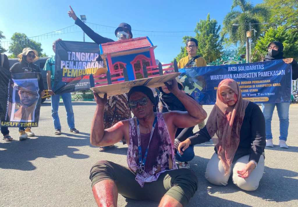 Jurnalis Pamekasan Desak Kapolri Usut Tuntas Kasus Dugaan Pembunuhan Wartawan Rico Sempurna Pasaribu