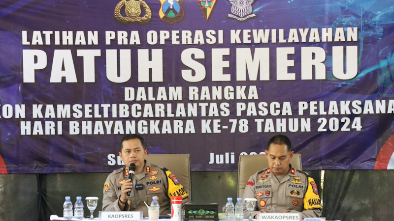 Jelang Operasi Patuh Semeru 2024, Kapolres Sumenep Ingatkan Anggotanya Pentingnya Pendekatan Humanis