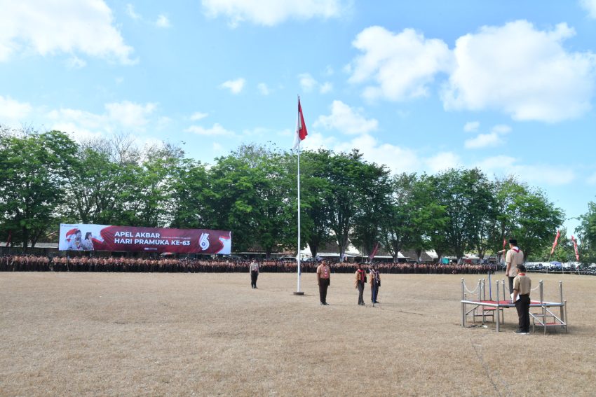 Apel Akbar Hari Pramuka ke-63 Kwarcab Sumenep, Perkembangan Teknologi Harus Jadi&nbsp;Atensi