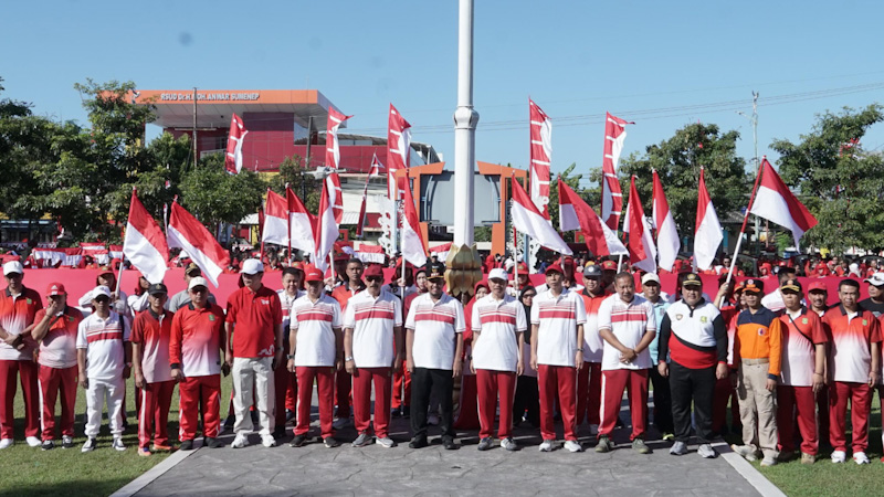 Bupati Fauzi Minta ASN Kibarkan Bendera Merah Putih Sambut HUT Ke-79 Kemerdekaan RI: Sebagai Teladan Bagi Masyarakat