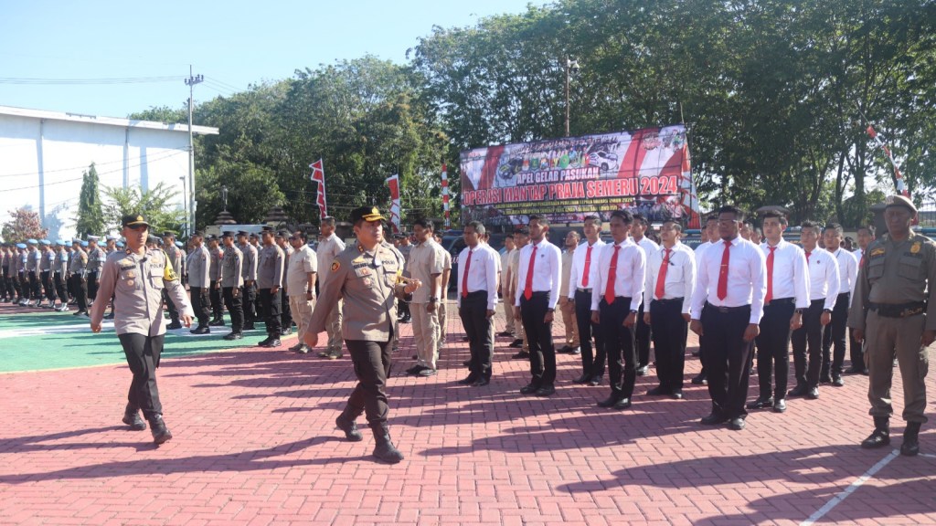 Jelang Pilkada Serentak, Polres Sumenep Mulai Gelar Operasi Mantap Praja Semeru 2024