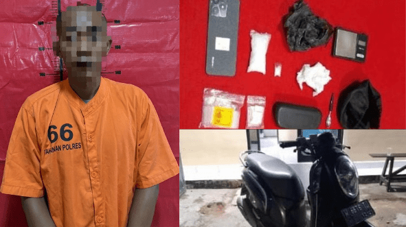 Satresnarkoba Polres Sumenep Ungkap Kasus Narkoba, Amankan Kurir dengan Barang Bukti 51,54 Gram&nbsp;Sabu