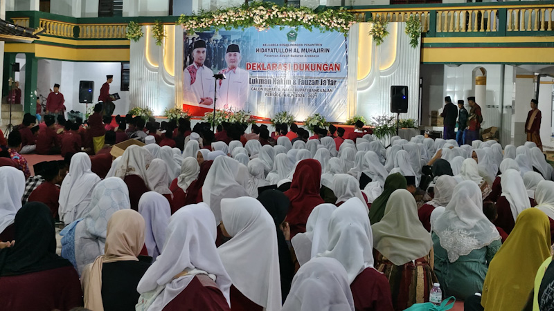 Mendapat Dukungan dari Ponpes Al-Muhajirin, Pasangan ManFaat Kian&nbsp;Kuat